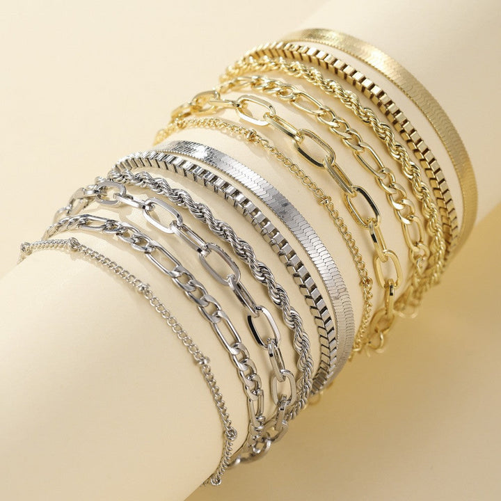 Ellis™ | Set of Gold Bracelets