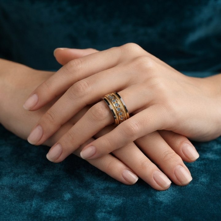 Golden Infinity Vintage Ring